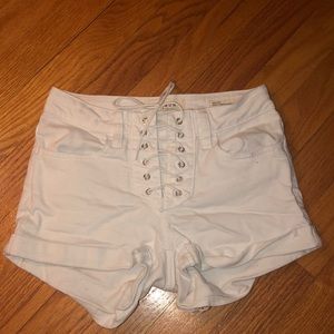 pacsun tie up shorts!